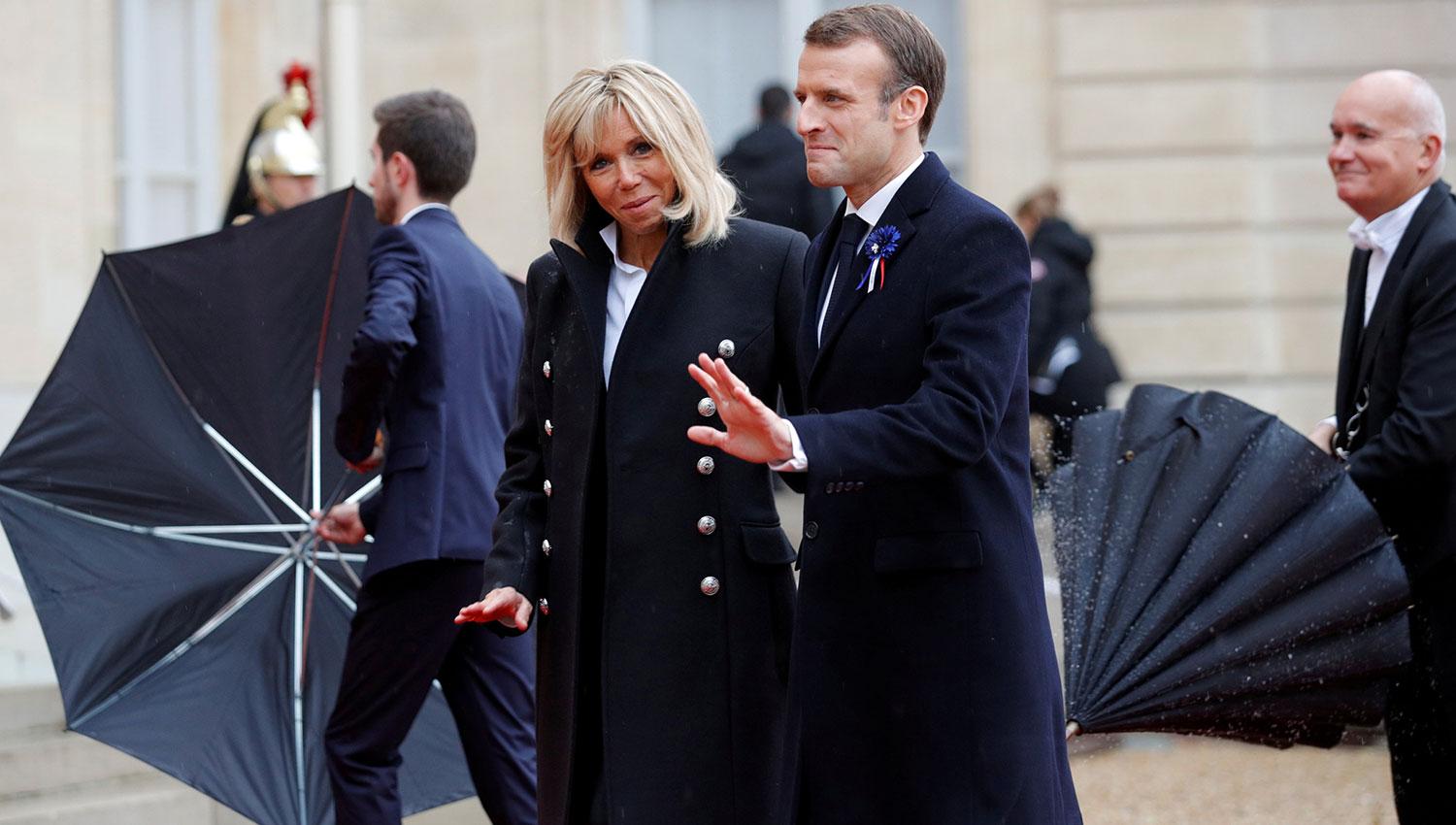 Brigitte Macron fue docente hasta 2015. REUTERS