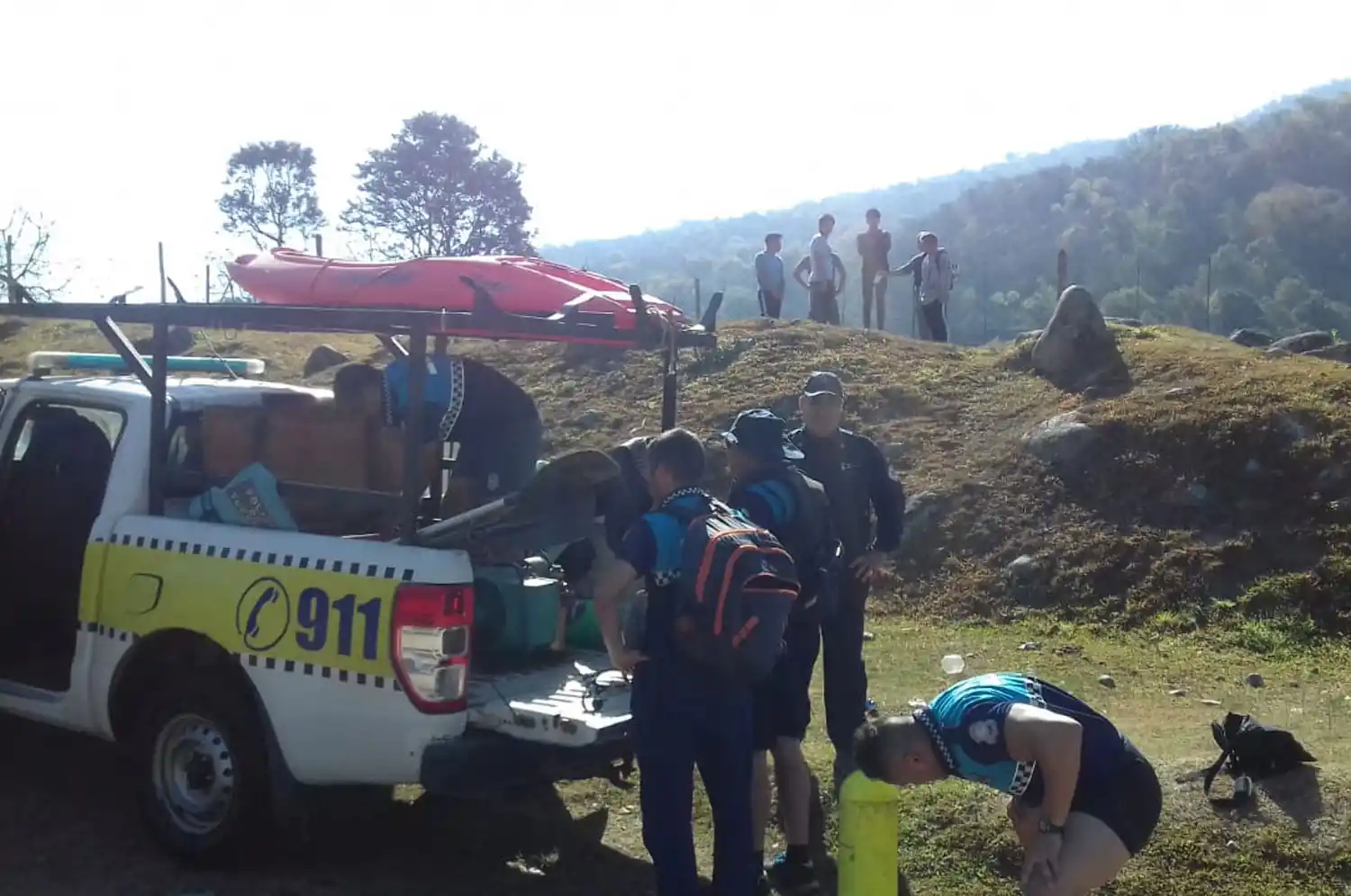 LO HALLARON HOY. El cuerpo fue encontrado este mediodía.