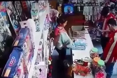Video: falsos clientes asaltaron un comercio y encerraron a la vendedora en el baño