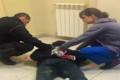 Ushuaia: entró con una hacha a una clínica, denunció que le robaron el corazón, y acusó a Macri y a Peña