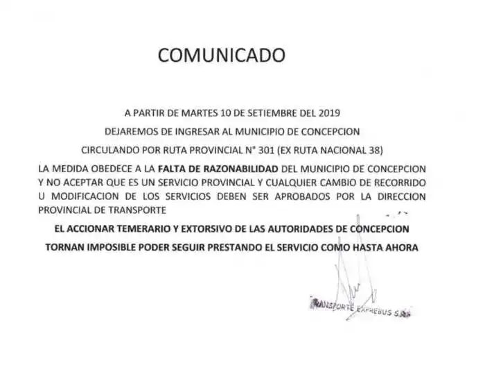 Exprebus dejaría de ingresar a la Terminal de Concepción