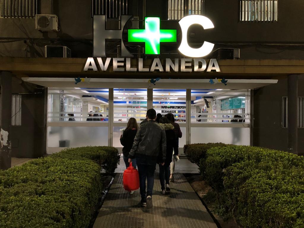 A COMPARTIR. El circuito de visitas comienza siempre por el Hospital Avellaneda. LA GACETA / FOTOS DE LEO NOLI