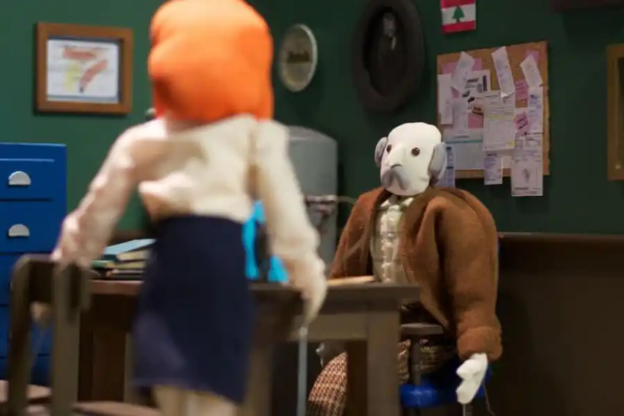 CAPÍTULO 1. El personaje de Said Masmud conversa en su oficina. la gaceta / foto de Ines Quinteros Orio