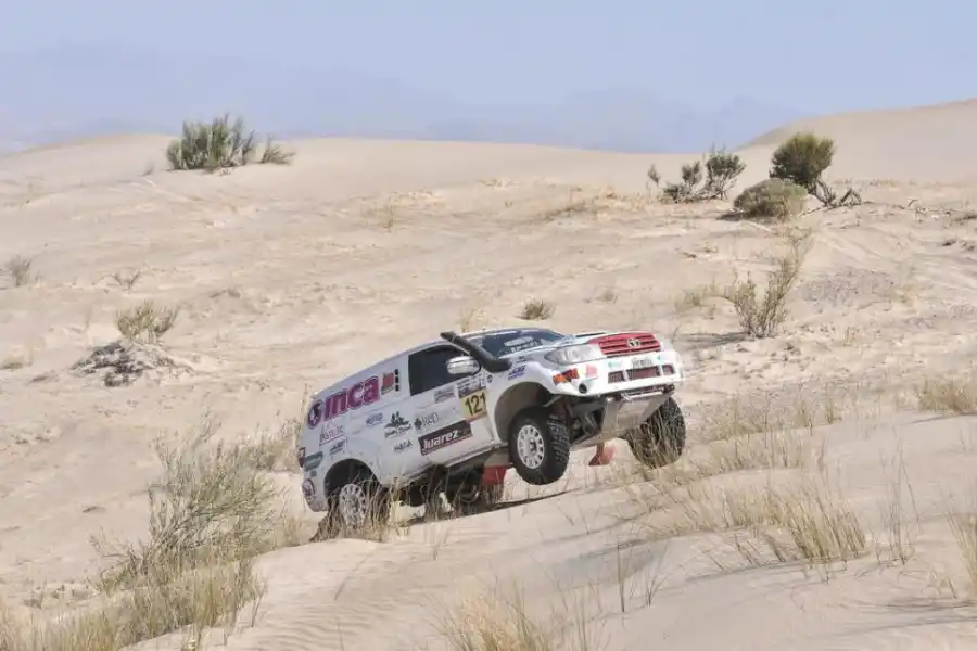 EN CATAMARCA. La Toyota le responde bien a los Bollero. PACO FOTOS