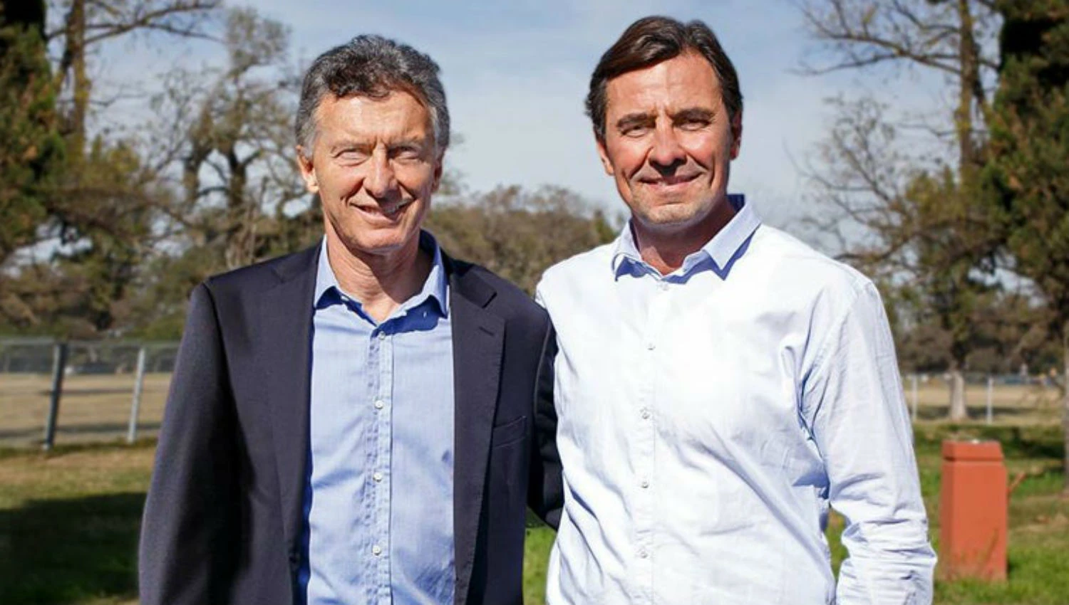 JUNTOS. Brodersen y el presidente Macri, tiempo atrás. ARCHIVO