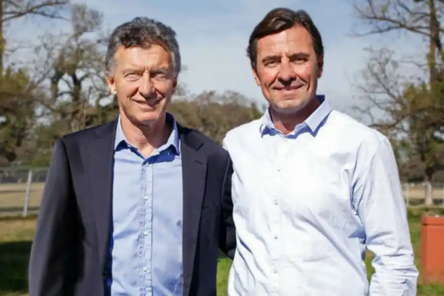 JUNTOS. Brodersen y el presidente Macri, tiempo atrás. ARCHIVO