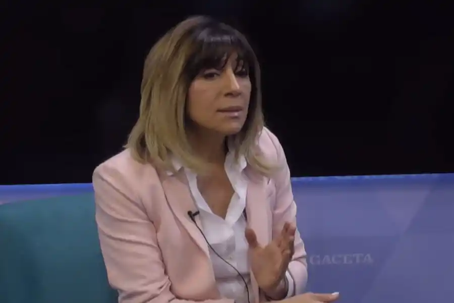 ALIADA OFICIALISTA. Córdoba visitó ayer los estudios de LG Play.