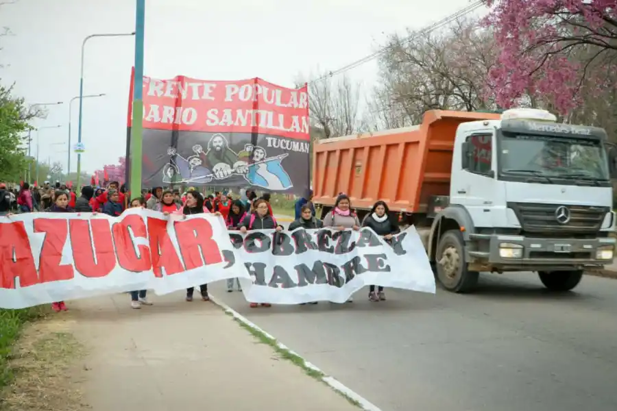La ciudad se encuentra sitiada por cortes y marchas 