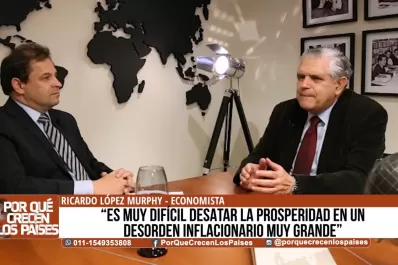 Hoy, en “Por qué crecen los países”: entrevista a Ricardo López Murphy
