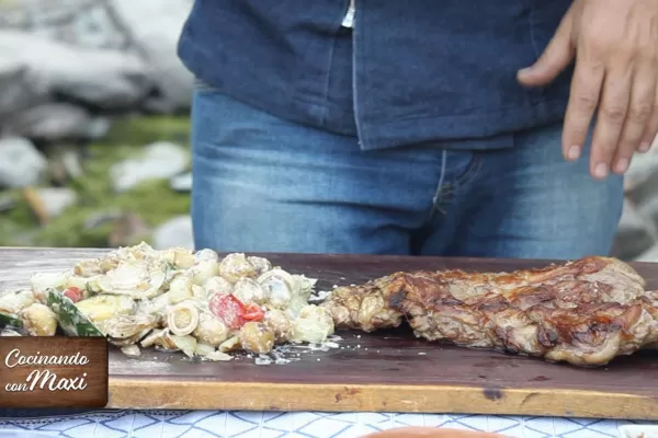 Hoy, en Cocinando con Maxi: queperí con papas noisette