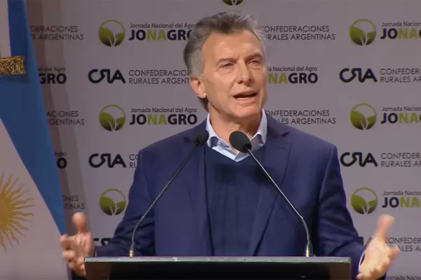 Macri le pidió al campo no perder de vista los pasos enormes que dimos juntos