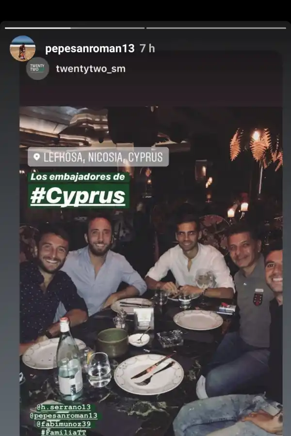 San Román disfruta del Mediterráneo con su nuevo club en la isla de Chipre