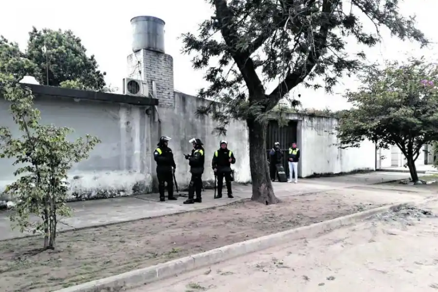 EN UN BARRIO DE ALBERDI. El lugar del allanamiento.   