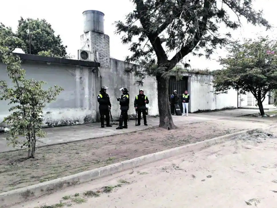 EN UN BARRIO DE ALBERDI. El lugar del allanamiento.   