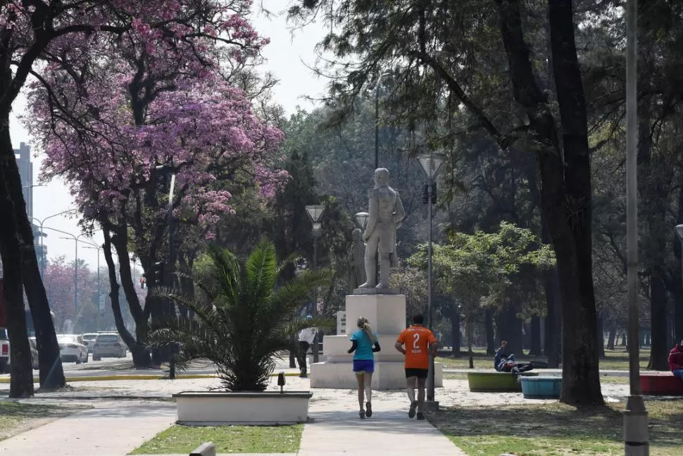 MULTIUSOS. Además de belleza, el parque ofrece una pista de salud. la gaceta / foto de Analía Jaramillo