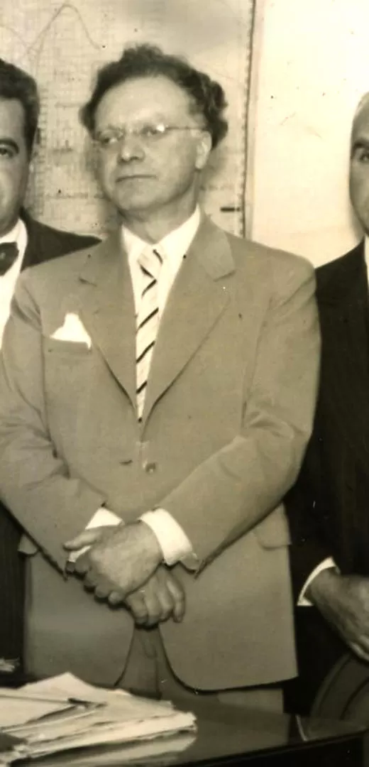DOCTOR ALBERTO NAVARRO. El destacado médico en una fotografía de 1948, cuando era ministro de Salud Pública. 