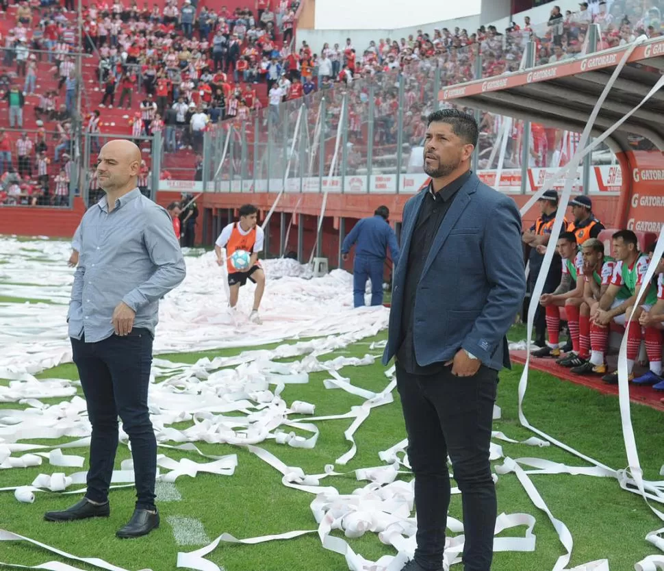 CONFORMES. Orsi y Gómez se fueron felices por el rendimiento de su equipo.