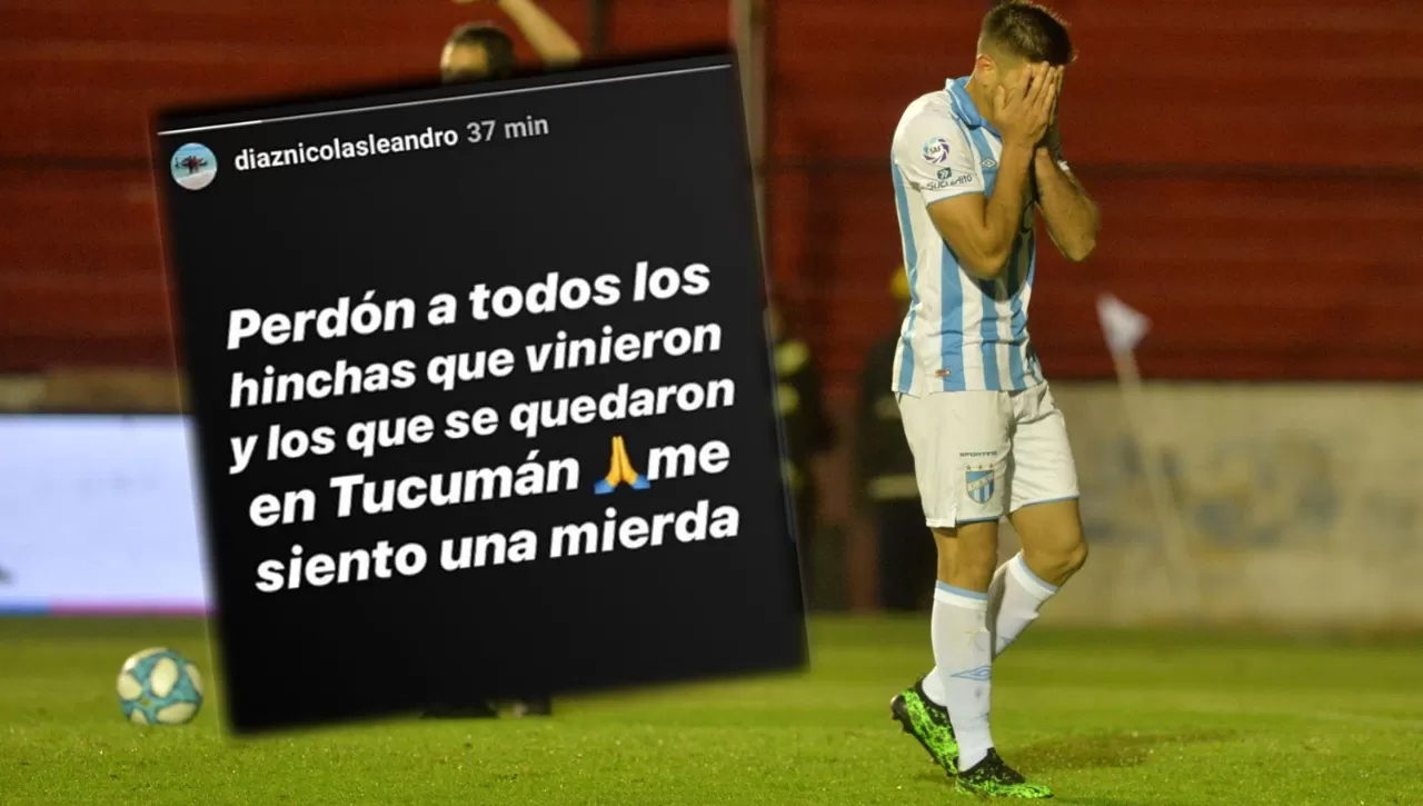 Díaz pidió disculpas a la afición de Atlético por la eliminación de la Copa Argentina