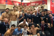 Así fue el festejo íntimo de los jugadores argentinos tras dejar en el camino a Serbia