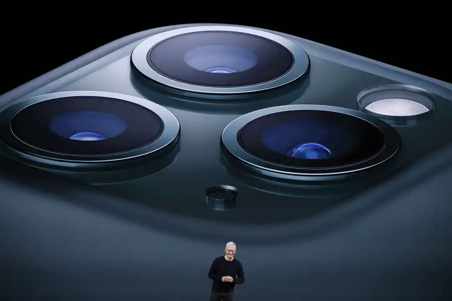 El CEO de Apple, Tim Cook, en el evento de presentación