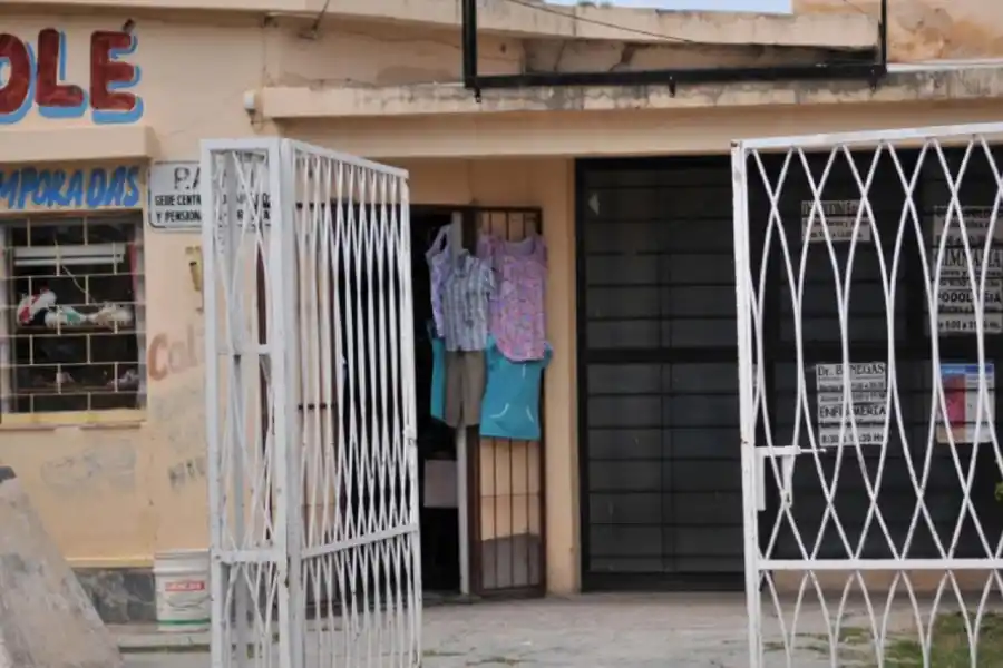 DESAPARECIO. En estos locales funcionaba Mana Gym, el gimnasio que abrió Piccinetti en Trancas.