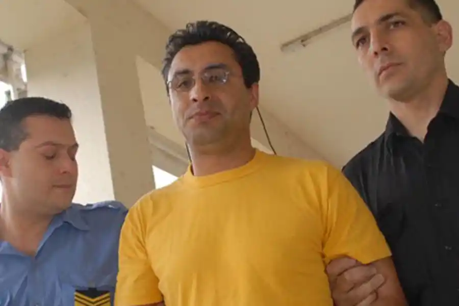 SONRIENTE. Piccinetti el día que se presentó en Tribunales a contar sobre la pista narco.