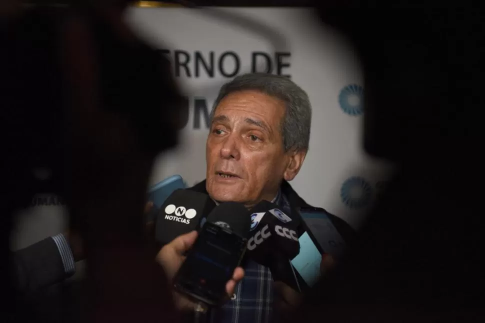 CONFIADO. Acuña, uno de los titulares de la CGT, se mostró confiado en que Fernández será el próximo presidente. la gaceta / foto de juan pablo sánchez noli