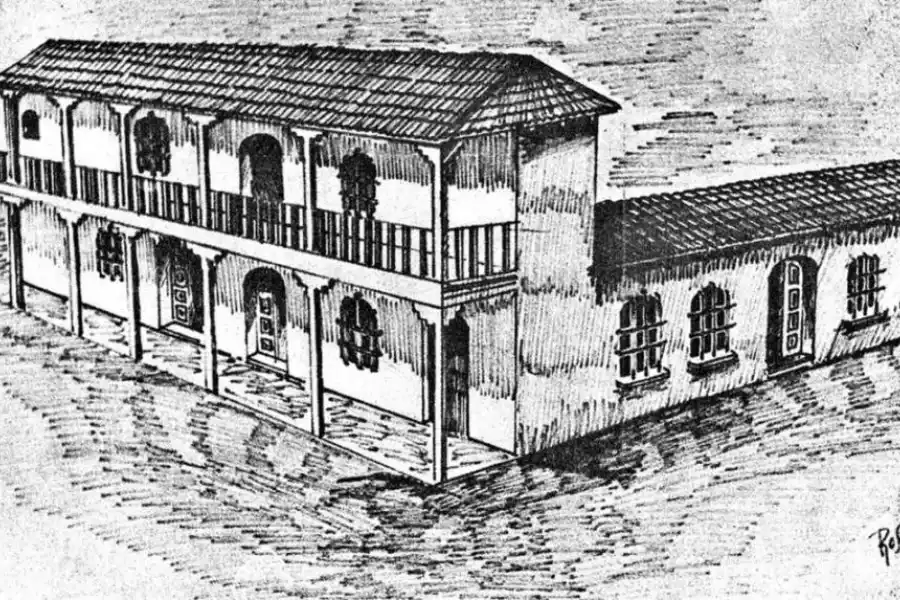 SANTIAGO DEL ESTERO. Edificio capitular de la ciudad a la cual San Martín envió castigado a Dorrego