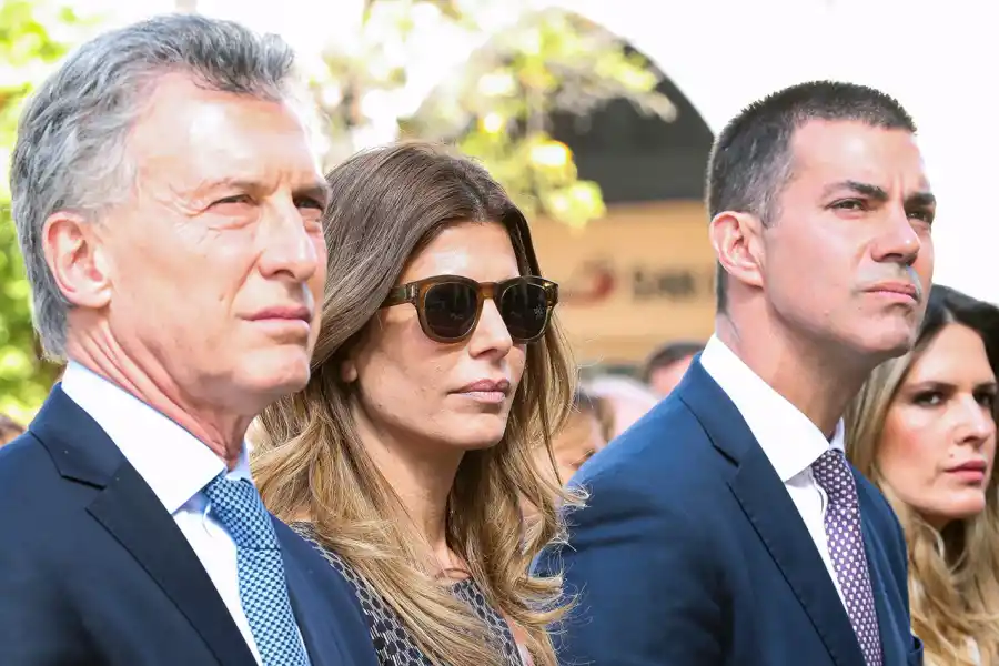 Macri se mostró junto a Urtubey en la ceremonia religiosa. TÉLAM