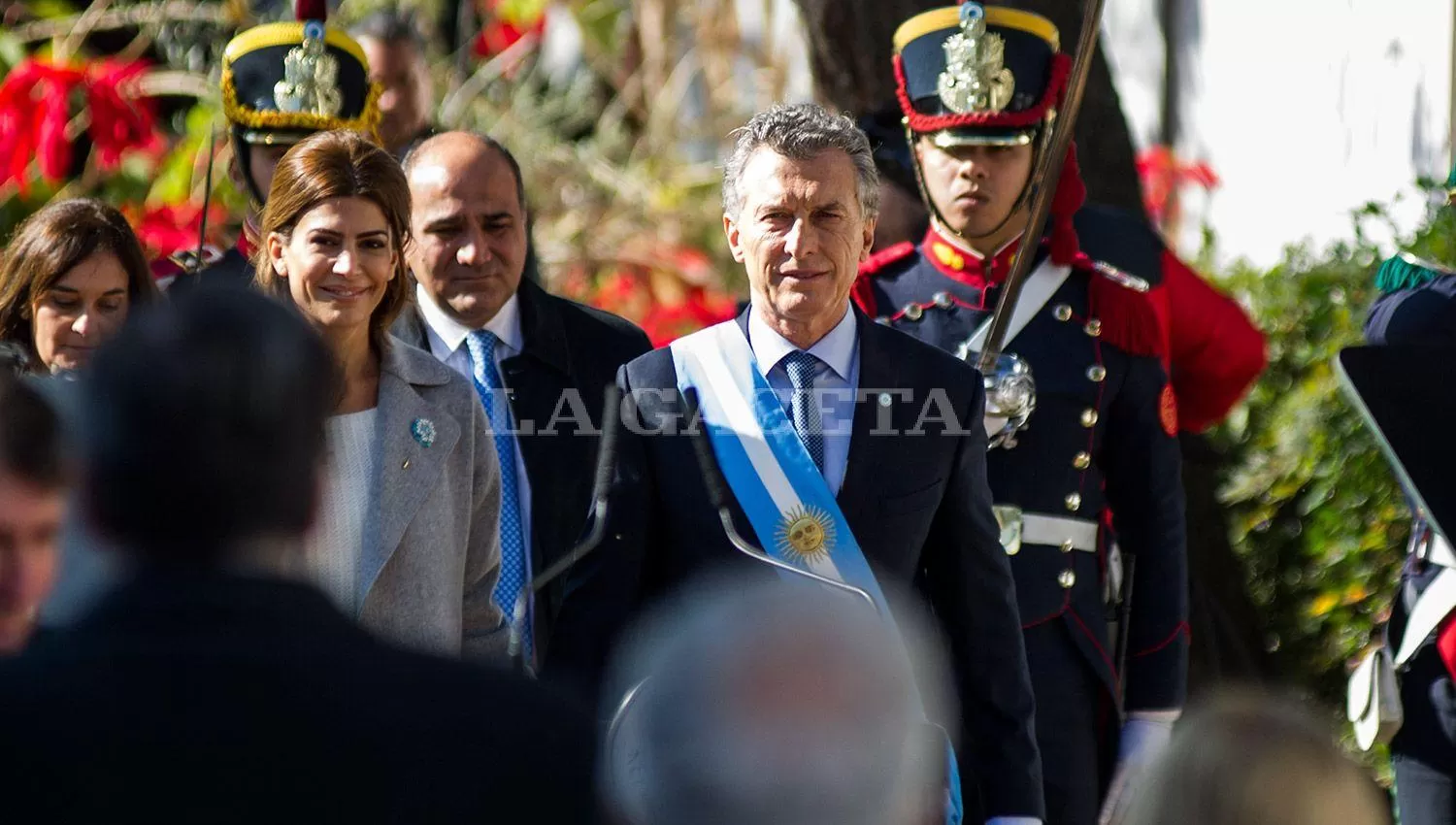 ÚLTIMA VEZ. Macri vino a presidir los actos por el Día de la Independencia, el 9 de julio pasado. 