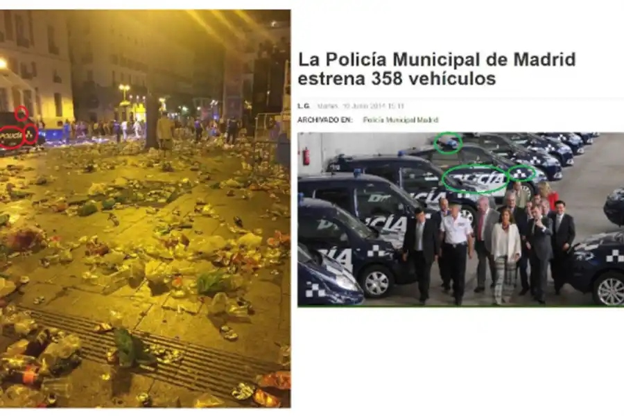 No, esta imagen no muestra cómo quedó Buenos Aires tras una protesta contra Macri