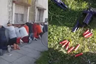 Detuverion a 47 barras de River en las inmediaciones del estadio de Lanús