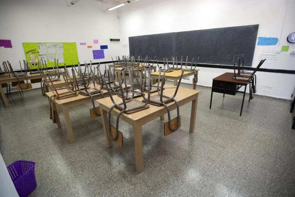 P´ROTESTA EN SOLIDARIDAD. Muchas aulas estarán vacías hoy. la gaceta / foto de Inés Quinteros Orio
