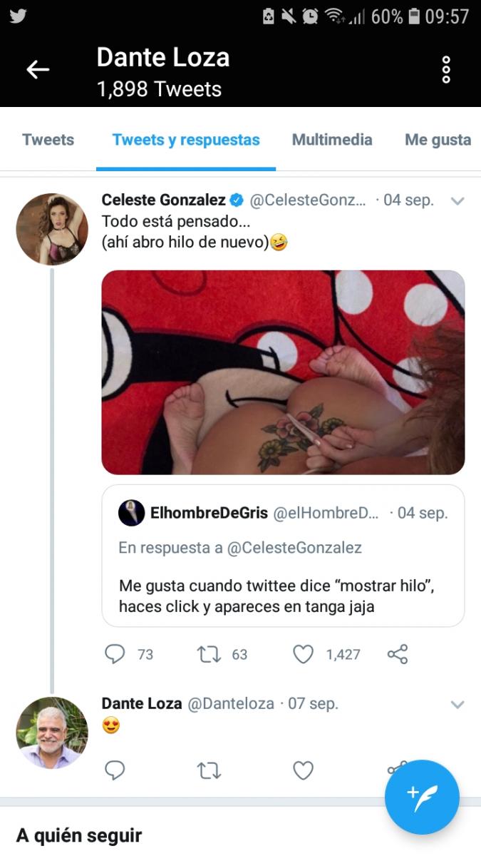 La respuesta que publicó el concejal Dante Loza para Celeste González