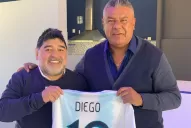 Maradona y Tapia compartieron un asado en Estancia Chica