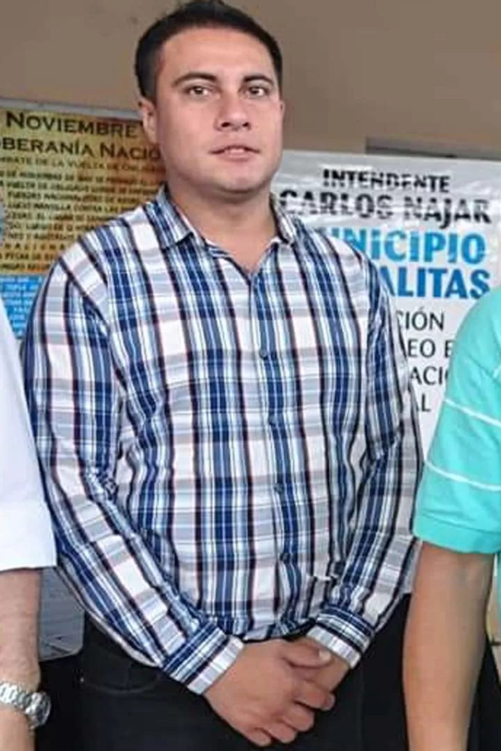 DIRECTOR DE EMPLEO DE LAS TALITAS E IMPUTADO. Agustín Ruiz en un acto del Ministerio de Desarrollo Productivo de la Provincia.