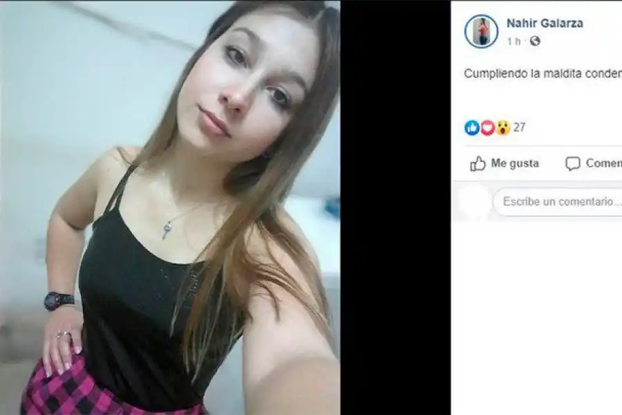 Nahir Galarza compartió fotos con una compañera desde la cárcel y se armó un revuelo