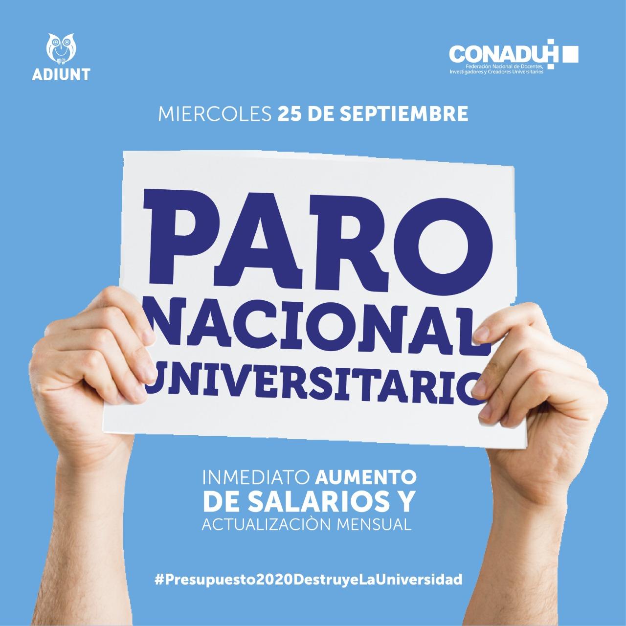 Sin actividad universitaria en Tucumán por un paro de docentes
