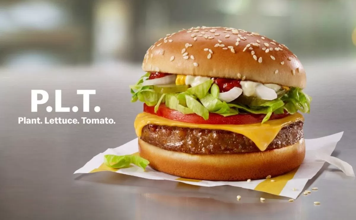 La PLT (plant, lettuce, tomatto) que ofrecerá McDonald's