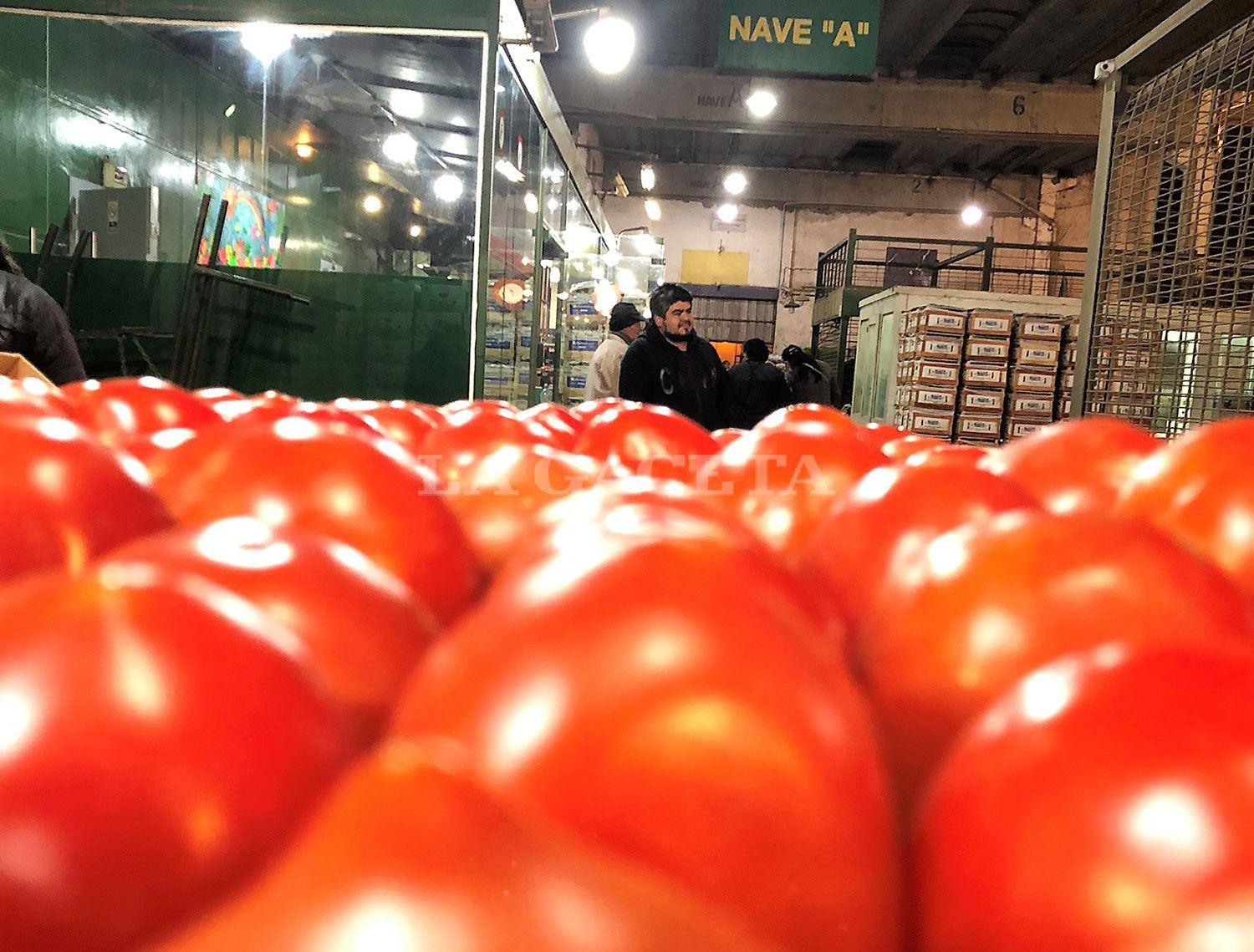 EN PRECIO. Un cajón de tomate de primera calidad cuesta alrededor de $250, súper económico.