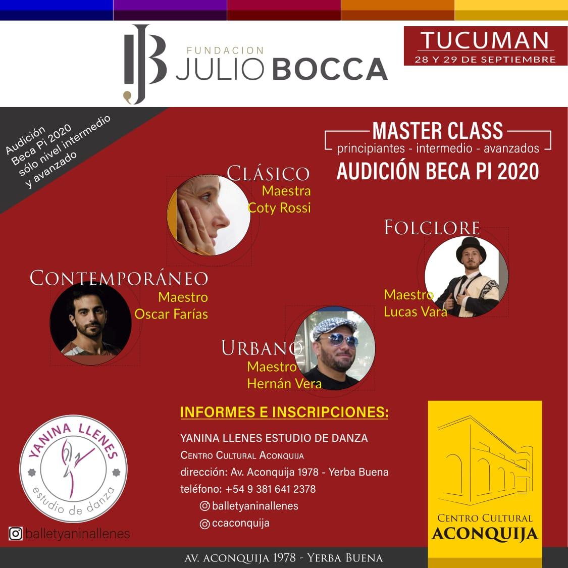 La fundación Julio Bocca busca los mejores bailarines de Tucumán para otorgar becas