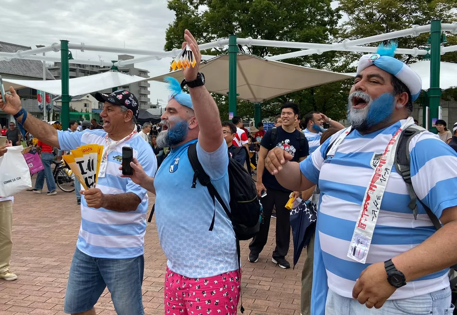 Desde Japón, argentinos se preparan para ver a Los Pumas vs Tonga