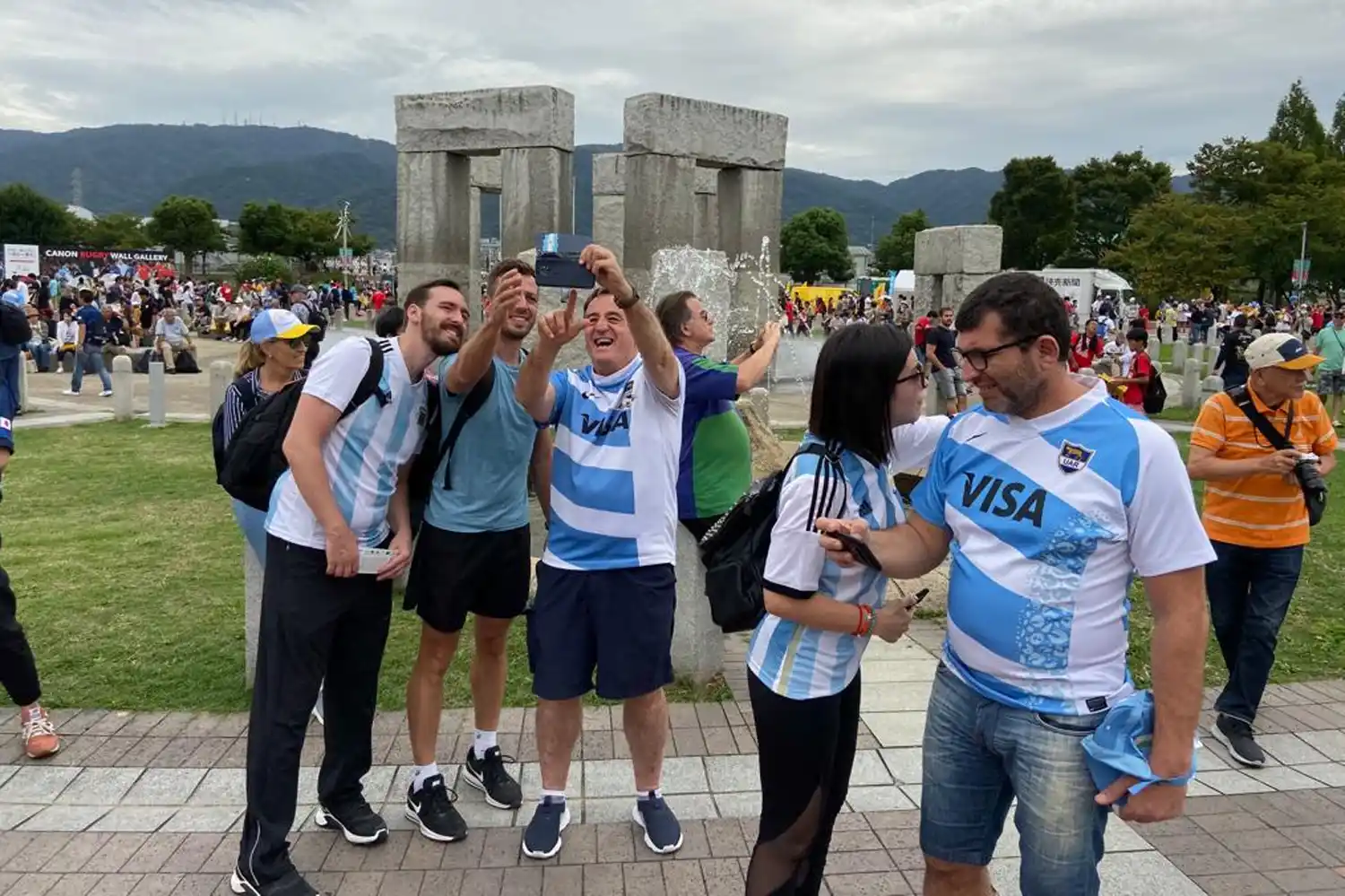 Desde Japón, argentinos se preparan para ver a Los Pumas vs Tonga