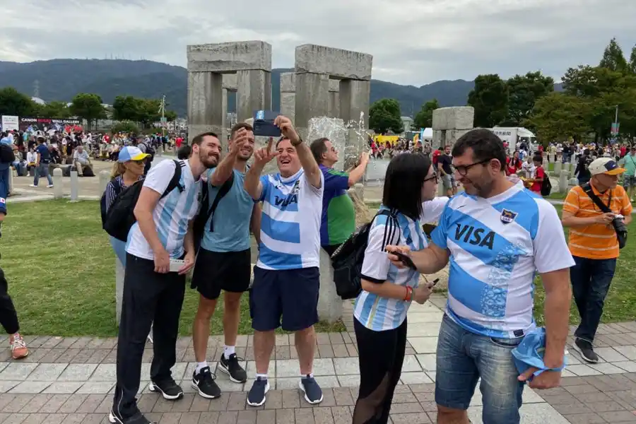 Desde Japón, argentinos se preparan para ver a Los Pumas vs Tonga
