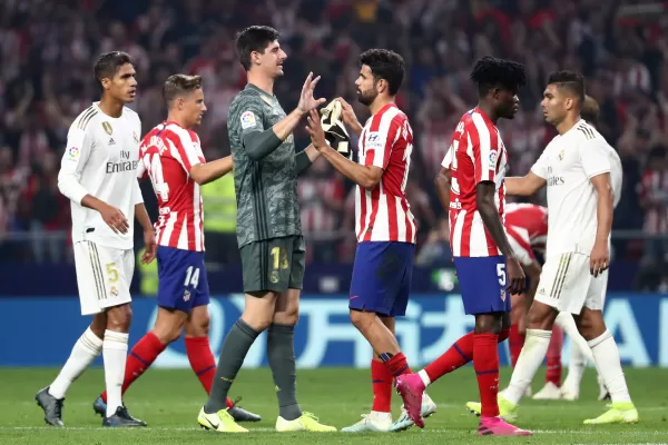 En el clásico de Madrid, el Real y el Atlético terminaron igualados en cero