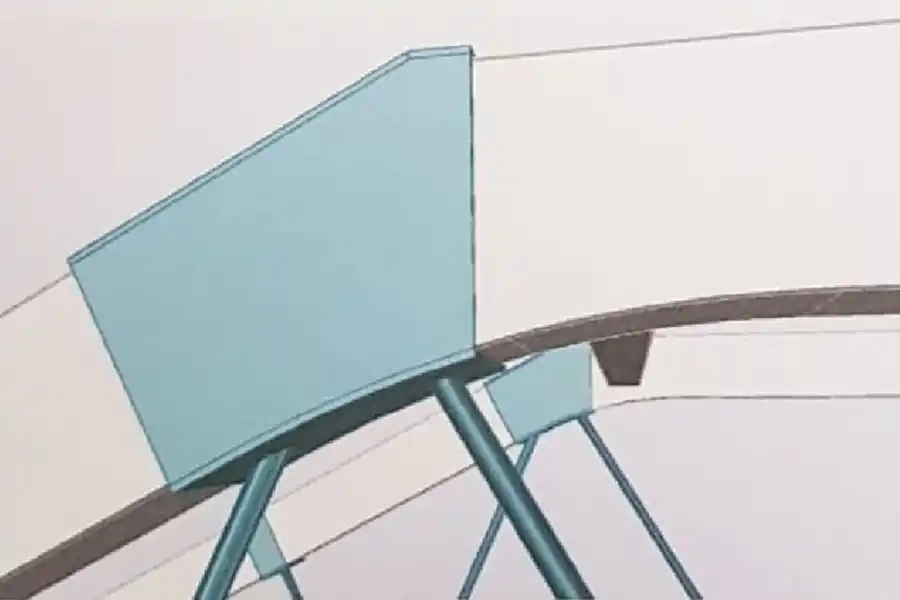 PÉNDOLAS METÁLICAS. La DPV buscó otorgarle mayor resistencia al cruce.