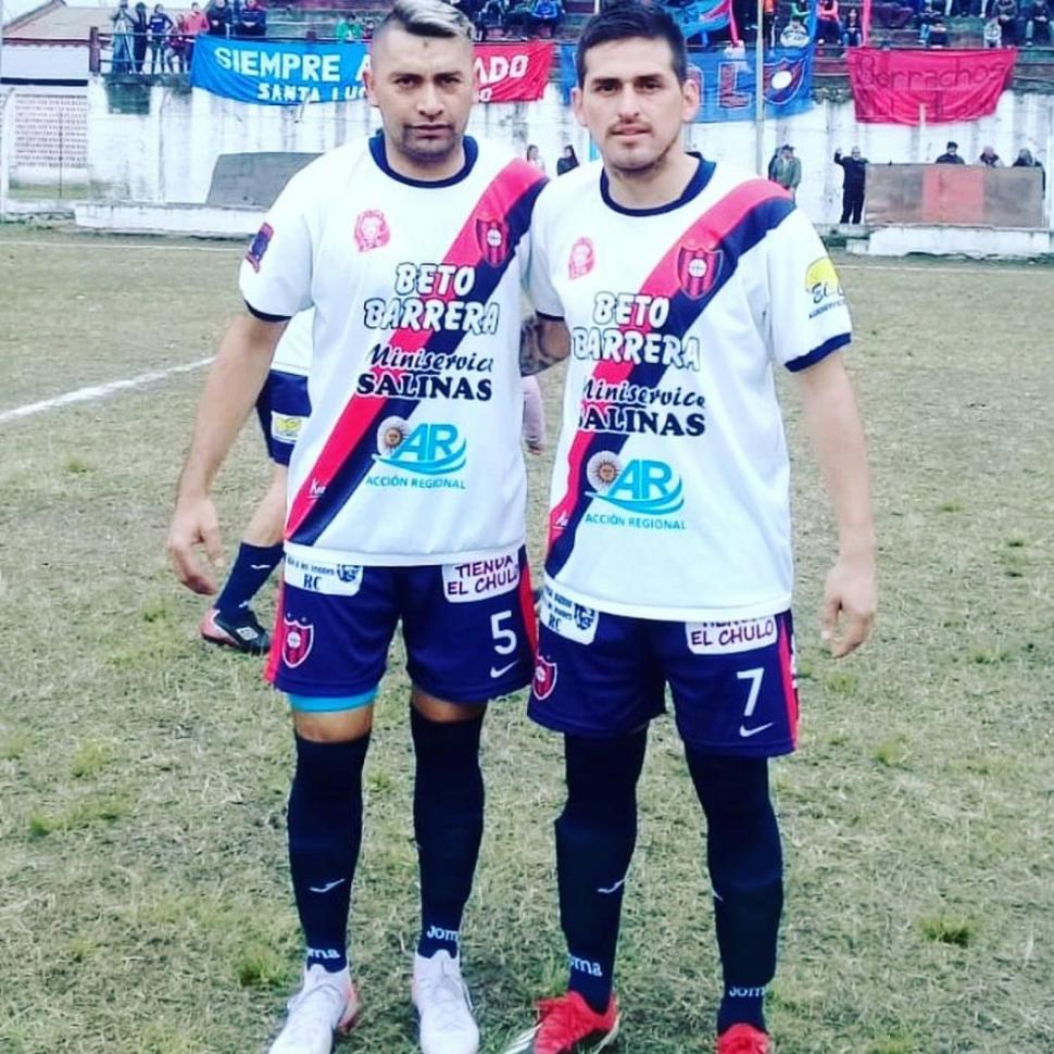 FIGURAS. Daniel Díaz y Diego Suárez, de Santa Lucía.