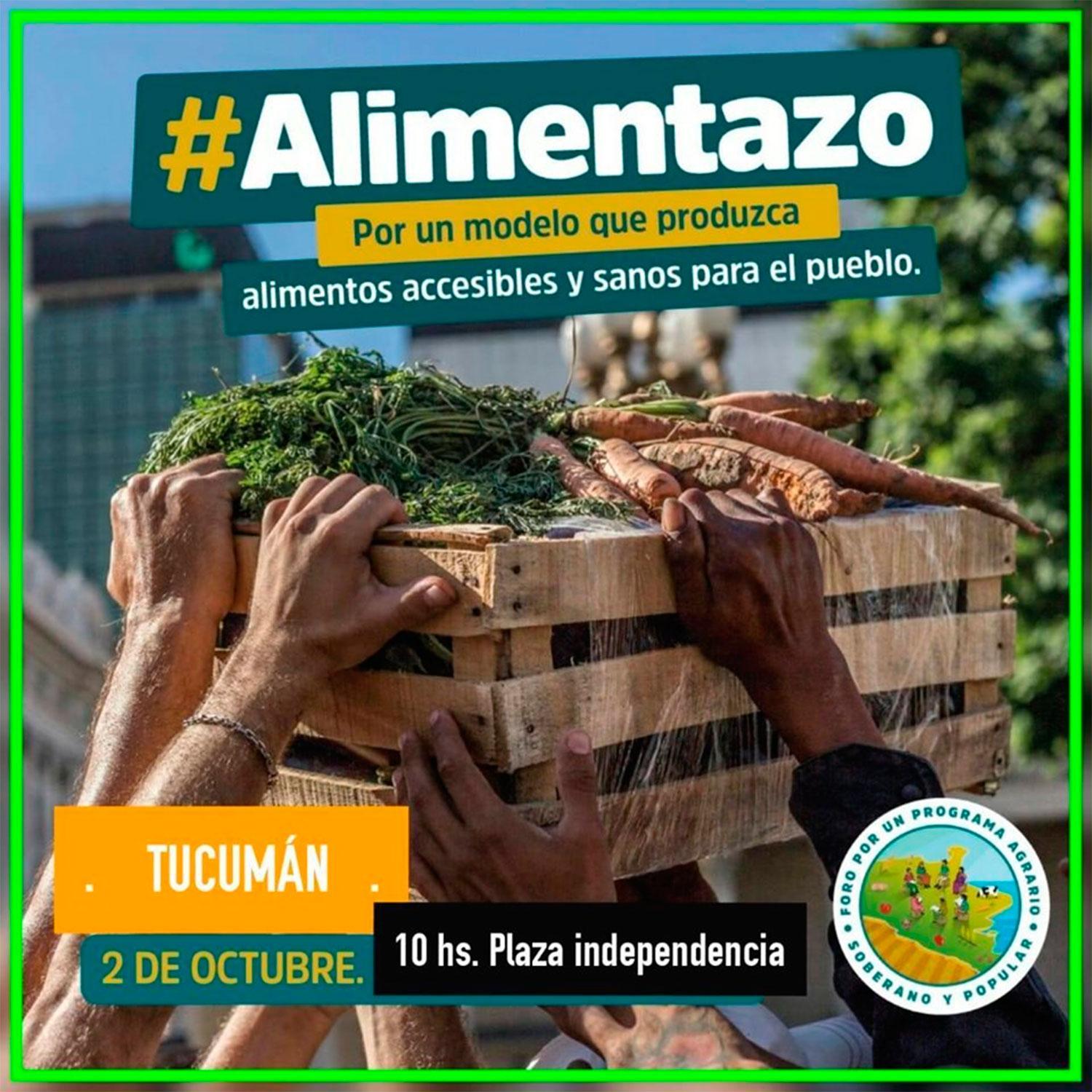 Los tucumanos se vuelcan al Alimentazo para comprar verduras a precios reducidos 