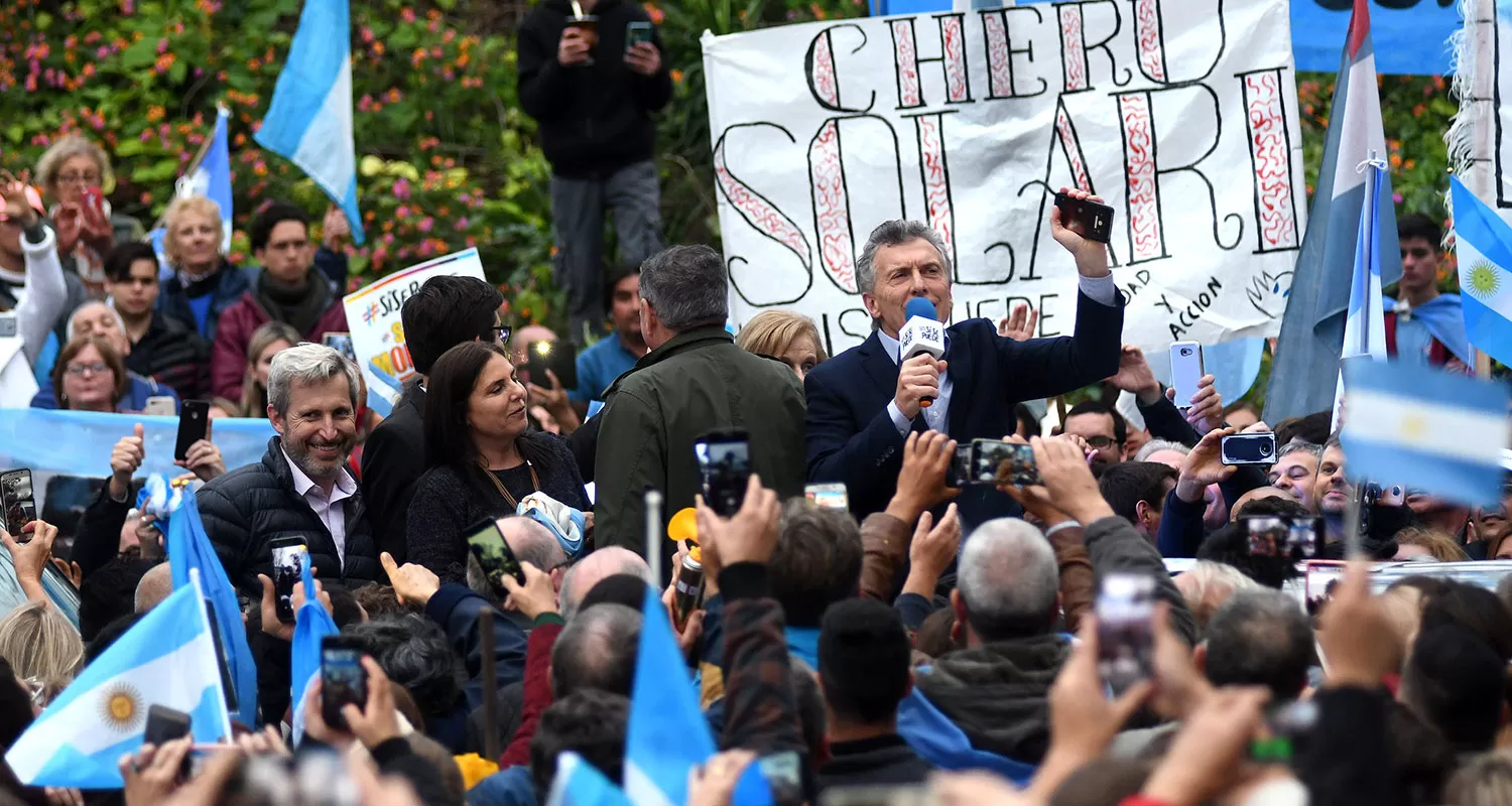 ENTRE RÍOS. Macri instó a sus militantes a “fiscalizar” el voto en la elección. 