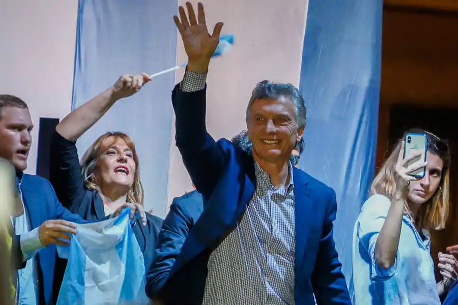 Macri se mostró de buen humor durante su visita a Tucumán. TÉLAM